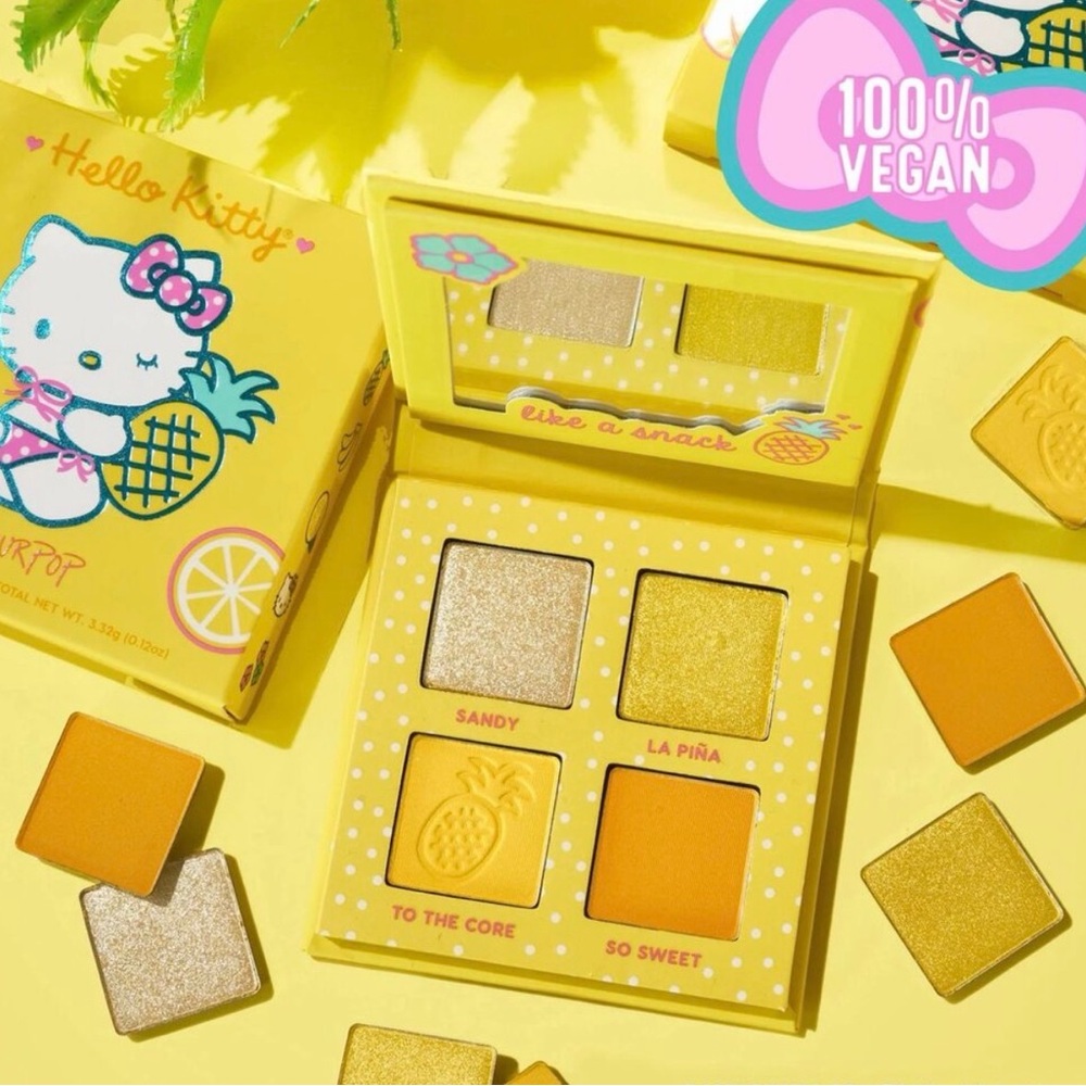 Colourpop x Hello Kitty Pineapple Cake Palette
